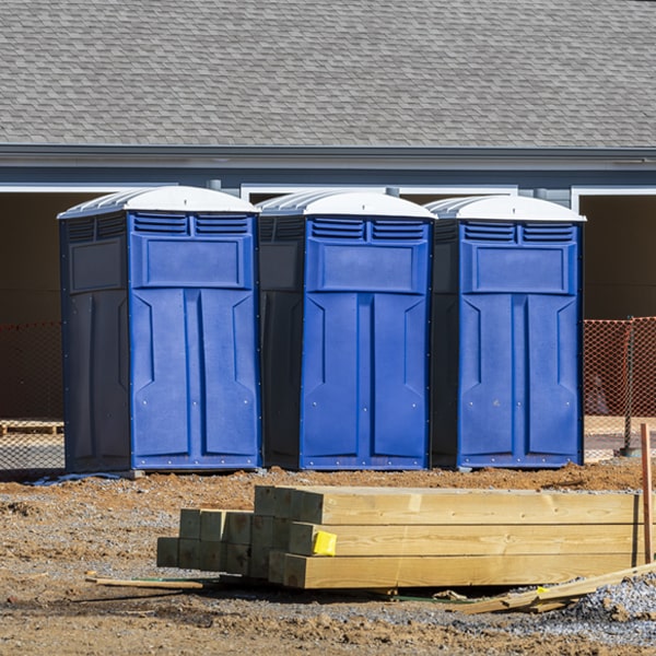 how can i report damages or issues with the portable restrooms during my rental period in Dover PA